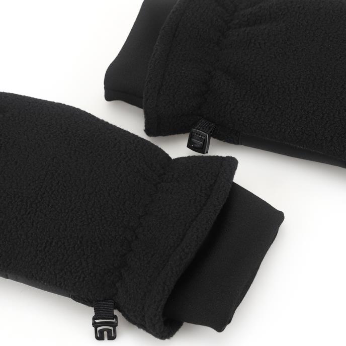 Isotoner® Mens Fleece Glove Black Extra Image 4